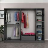 Woody Fashion Ormar Kale 210, 225x210x52 cm, Antracit | Eponuda.ba