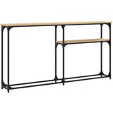  Konzolni stol boja hrasta 145 x 22 5 x 75 cm konstruirano drvo | shoptok.hr