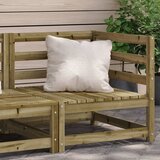 vidaXL Kutna vrtna sofa 70 x 70 x 67 cm od impregnirane borovine | shoptok.hr