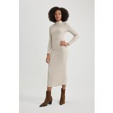 Defacto Bodycon Half Turtleneck Long Sleeve Maxi Dress | Eponuda.ba