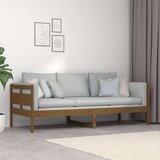  Dnevna postelja medeno rjava trdna borovina 80x200 cm, (20645323) | Shoptok.si