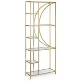 BIZZOTTO Željezna biblioteka u zlatnoj boji 66x176x25,5 cm Elenor – | shoptok.hr