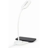 TA-WPC10-LED-01-W Stona lampa + QI bežični punjač 10W, Beli