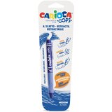 Carioca Oops modri izbrisljivi kemični svinčnik s pritisnim gumbom 0,7mm - | Shoptok.si