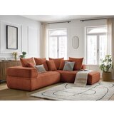 Bobochic Paris Kutna garnitura od šenila boja terakote (s desnim kutom/u obliku slova L) Whesley – | shoptok.hr
