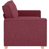 vidaXL Dvosjed Kauč Vino Crvena 140 cm Tkanina | shoptok.hr