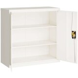 Ormarić za spise bijeli 90 x 40 x 90 cm čelični | shoptok.hr