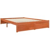  Knjigarna Postelja Okvir 2 pcs Voskast rjav 200 x 160 cm, (5000121323) | Shoptok.si