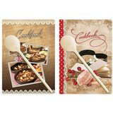 Simpo beležnica cookbook B5, z leseno kuhalnico 8606013562027 | Shoptok.si