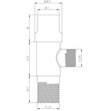 STIL Ventil kutni 1/2x3/8" JVK | shoptok.hr