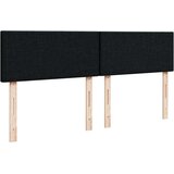 vidaXL Otomanski okvir kreveta s madracem crni 140x200cm od tkanine | shoptok.hr