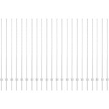  Ugrađeni stup za ogradu 22 pcs Srebrna 200 cm | shoptok.hr