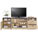 Mömax tv-element tonale, temno siva, barva hrasta | Shoptok.si