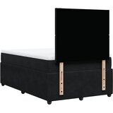  Krevet box spring s madracem crni 120 x 190 cm baršunasti | shoptok.hr