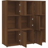 Ormarić za knjige boja hrasta 90 x 30 x 90 cm konstruirano drvo | shoptok.hr