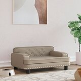 vidaXL Krevet za pse cappuccina 70 x 45 x 30 cm od umjetne kože | shoptok.hr