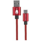 Spartan Gear double sided charging cable - type c - red cene