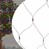  Božićna svjetlosna mreža šarena 3 x 3 m 306 LED | shoptok.hr
