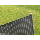 Ambia Garden ZLOŽLJIV VRTNI SEDEŽ aluminij črna, srebrne barve, bela | Shoptok.si