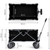 Kinderkraft Sklopiva kolica ROLLSTER 90x58 cm, Mystic Black | shoptok.hr