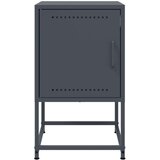 vidaXL Nočna omarica antracit 36x39x60,5 cm jeklo | Shoptok.si