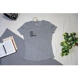 NIKO kao ja - Strukirana majica Pepeljasta M | ePonuda.com