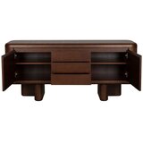 Dutchbone Komoda v jesenovem dekorju v temni naravni barvi 160x72x40 cm Herman – | Shoptok.si