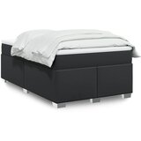 Maison Chic Box spring postelja - Vzmetna postelja z vzmetnico črna 120x200 cm umetno usnje SL11115, (21902596) | Shoptok.si