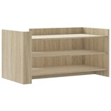 vidaXL Klubska mizica sonoma hrast 100x50x50 inženirski les | Shoptok.si