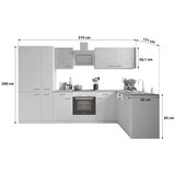 RESPEKTA Kotna Kuhinja Z Aparati Malia, Bela, Siva | Shoptok.si