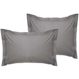  De Dark Grey Dark Grey Oxford Satin Pillowcase Set (2 Pieces) (EU) (IT) | ePonuda.com