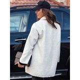 DStreet Płaszcz damski oversize ELEGANTWAY w jodełke beżowy | shoptok.hr