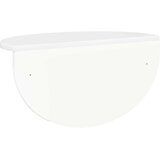  Polica na zidu Zidne 2 pcs Visoki sjaj bijela 48 x 24 x 24 cm | shoptok.hr