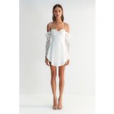 Trendyol Dress - Ecru - Skater | shoptok.hr