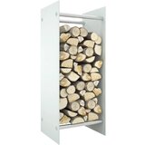 vidaXL Stalak za drva za ogrjev bijeli 40 x 35 x 100 cm kaljeno staklo Cijene