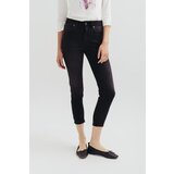 Legendww zenske slim crne farmerice sa visokim strukom i kracim nogavicama -model 211 | ePonuda.com