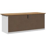 vidaXL L klop v preddverju "BODO" Bela in rjava 114x40x45 cm | Shoptok.si