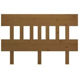  Uzglavlje za krevet boja meda 123,5x3x81 cm masivna borovina | shoptok.hr