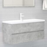 Ormarić za umivaonik siva boja betona 100 x 38,5 x 45 cm drveni | shoptok.hr