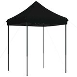  Zložljivi pop-up šotor za zabave črn 200x200x306 cm | Shoptok.si