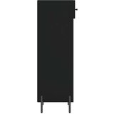 Ormarić za cipele crni 30 x 35 x 105 cm od konstruiranog drva | shoptok.hr