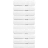 vidaXL Premium brisače 10 kosov bela 70x140 cm 600 g/m2 100 % bombaž Cene