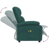  Električni masažni stol temno zeleno blago, (20939667) | Shoptok.si