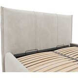 MID.YOU OBLAZINJENA POSTELJA 140 cm x 200 cm , les, tekstil, leseni material naravne barve | Shoptok.si