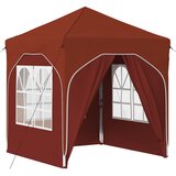 vidaXL Zložljivi šotor za zabave 192 x 192 x 245 cm Terakota, (5000218800) | Shoptok.si