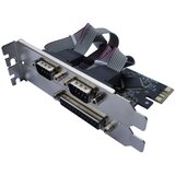 Asonic PCIE 2x ser. (RS232), 1x paralel port, + LP | shoptok.hr