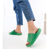 Gemre Green women's rubber flip-flops Papitos | ePonuda.com
