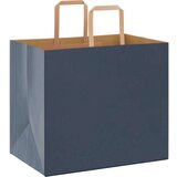  Papirnate vrećice 50 kom s ručkama plave 32x22x28 cm | shoptok.hr