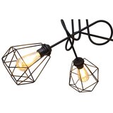  Plafonski luster KARO 3xE27/15W/230V u crnoj boji | Eponuda.com