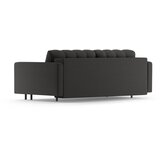 Cosmopolitan Design Temno siva raztegljiva sedežna garnitura s prostorom za shranjevanje 222 cm Bali – | Shoptok.si